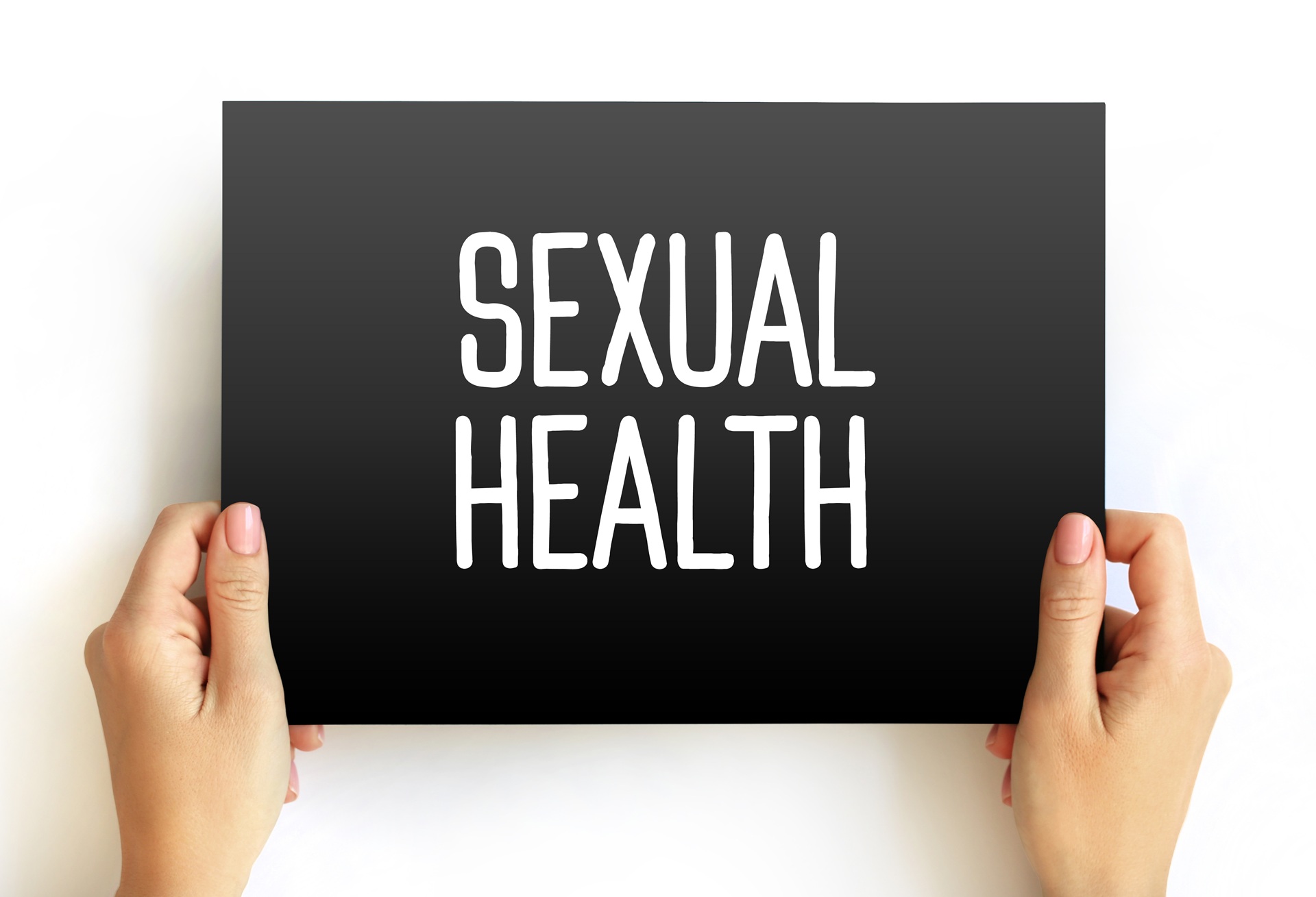 Tafel mit Schriftzug zur sexuellen Gesundheit | Sex in Frankfurt